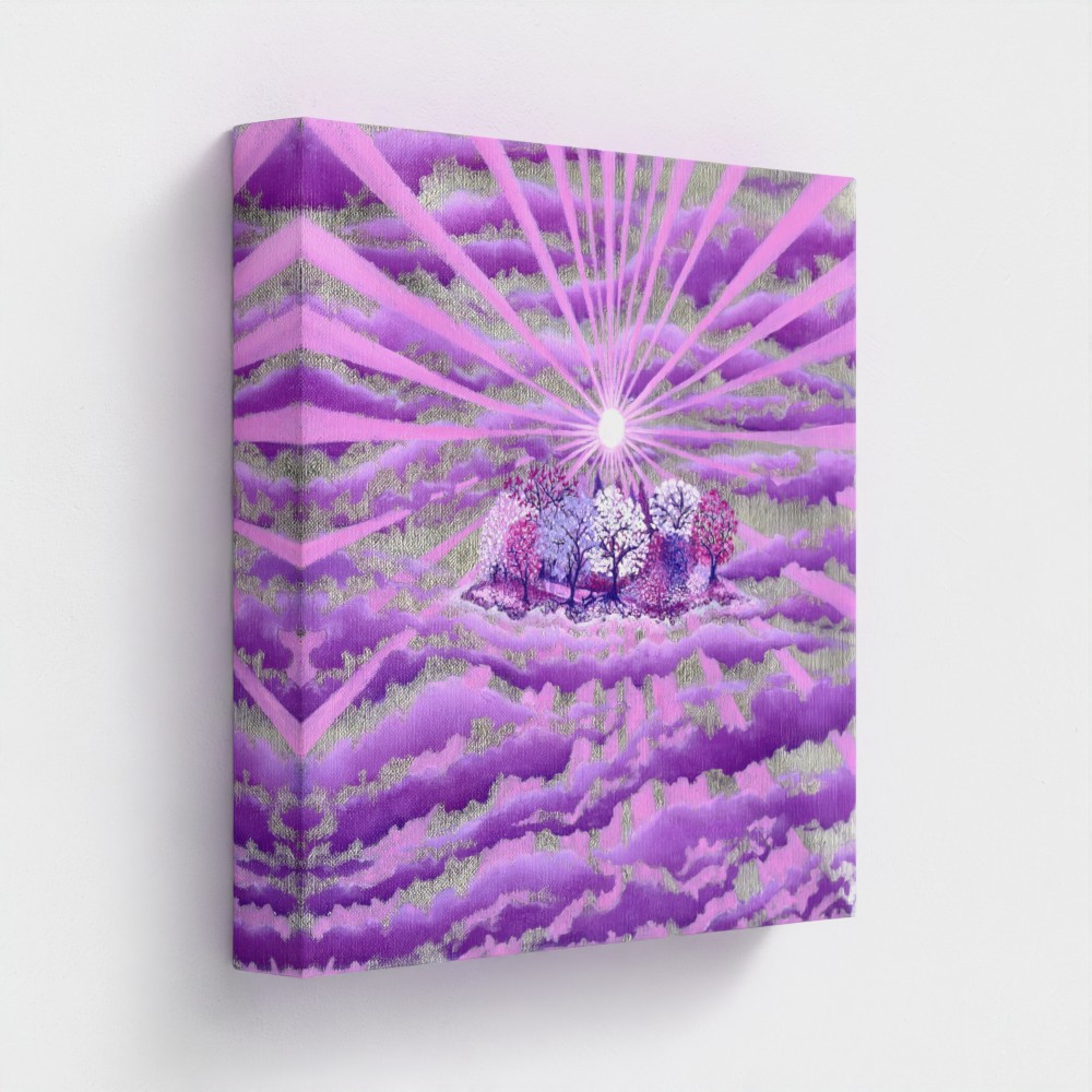 Heaven In Bloom Printed Canvas