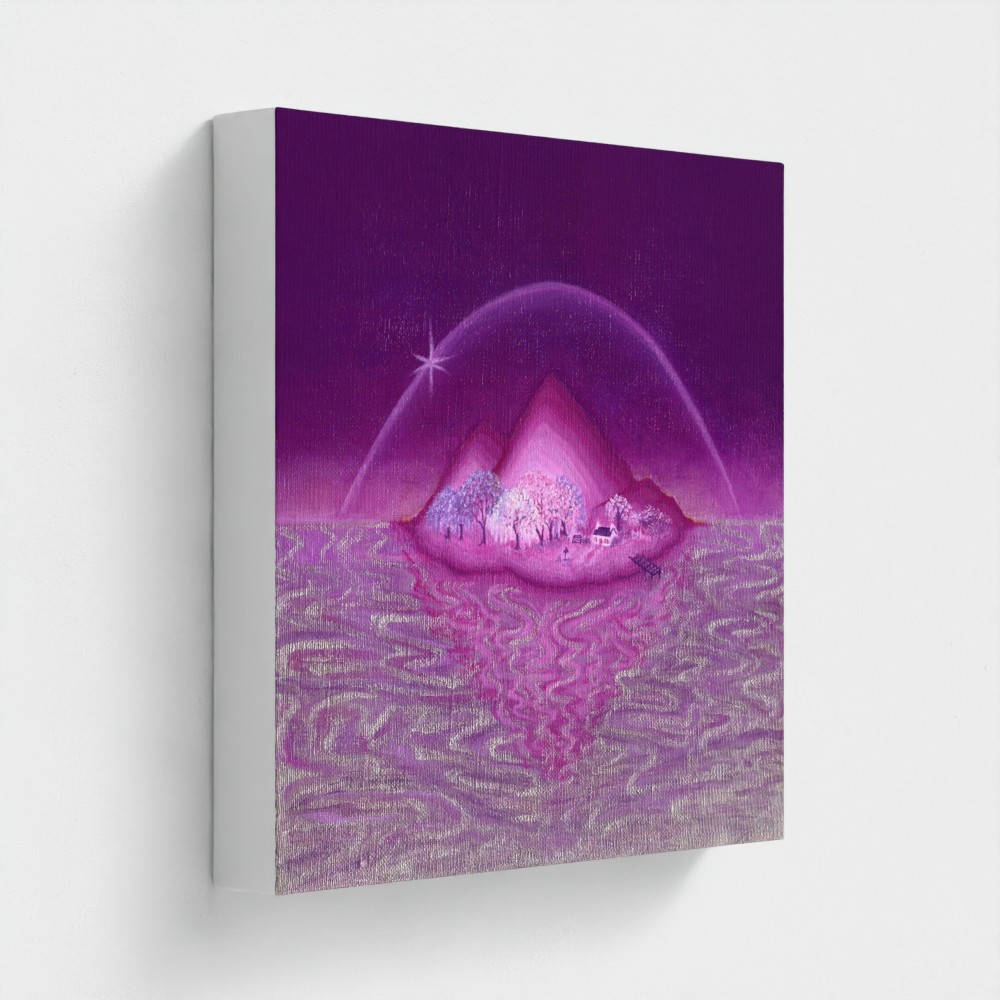 Heavenly Abode Printed Canvas