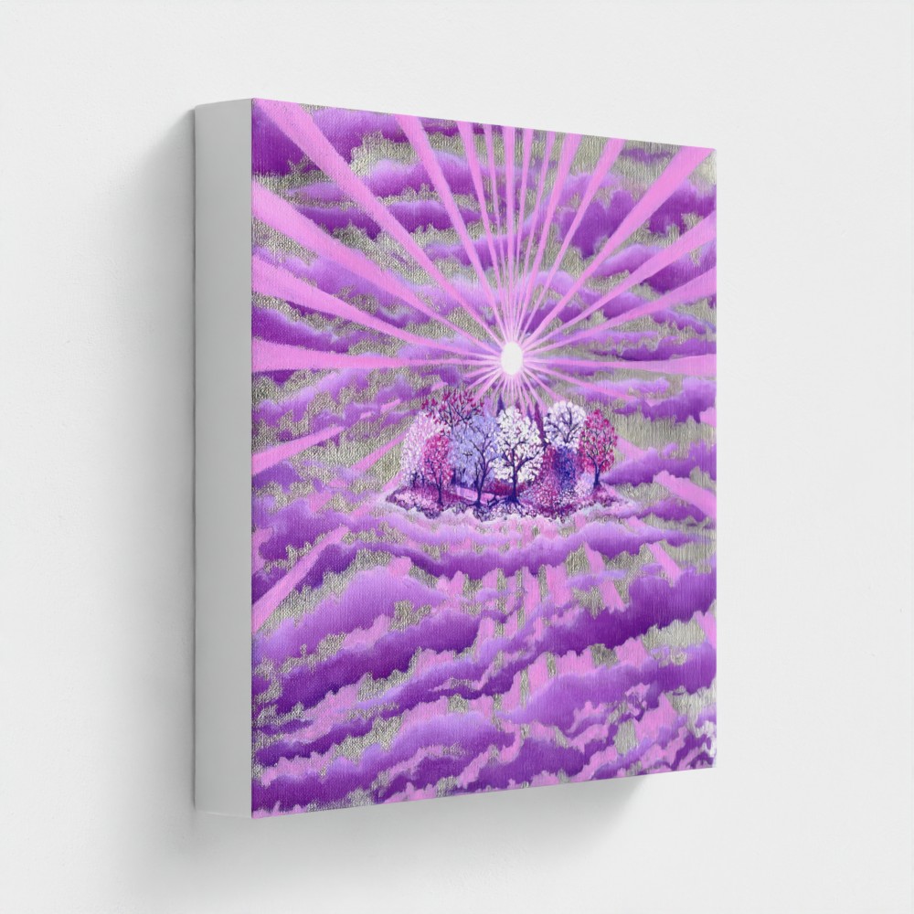 Heaven In Bloom Printed Canvas - Image 4